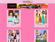 Tablet Screenshot of dressupgames.com